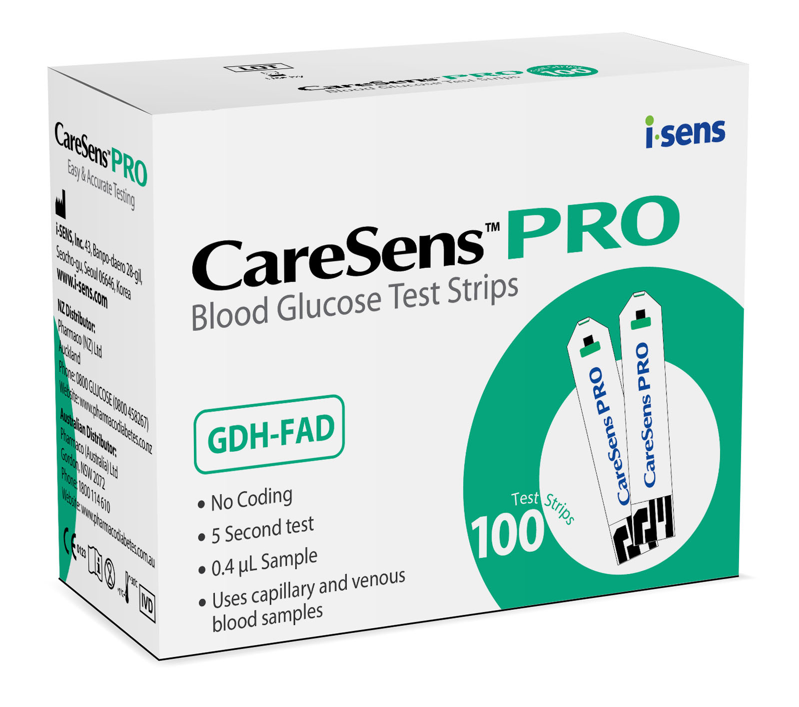 CareSens PRO test strips